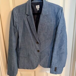 J. Crew Denim Blue Blazer